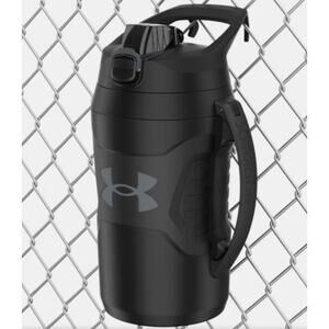Under Armour Sideline 64oz Black Thermos Water Jug Double Insulated Fence Hooks
